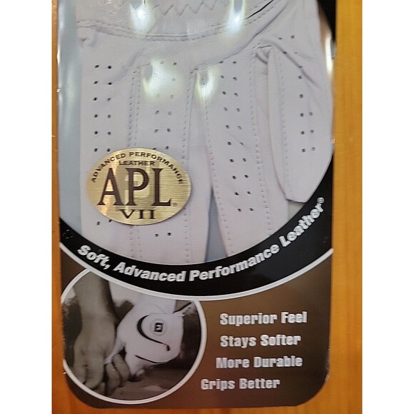 FJ Footjoy StaSof Leather Golf Gloves Men’s Cadet SMALL LEFT Pearl White NEW - Picture 2 of 5